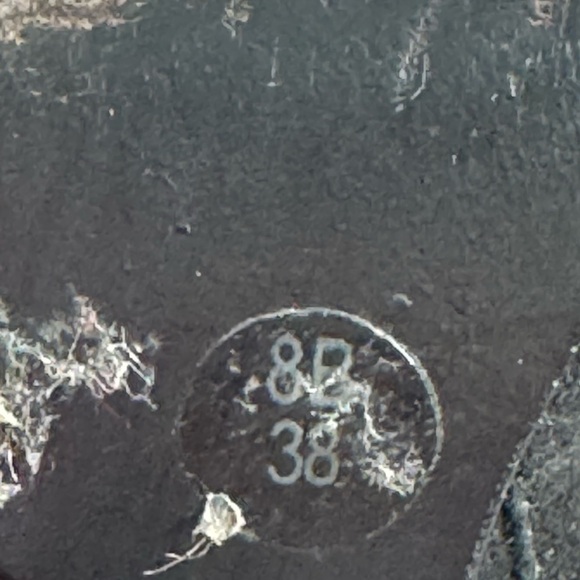 BCBG Max Azria Women's Black Suede Ankle Booties Size 38/7 Zip Closure - Picture 15 of 16